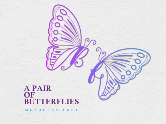 A Pair of Butterflies Font Review for Campaign Designers