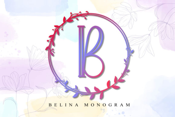 Belina Monogram: A Decorative Font That Gives Your Small Business a Polished Look
