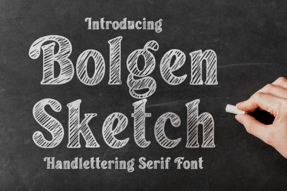 Bolgen Sketch: A Bold Serif Font for Authentic Branding