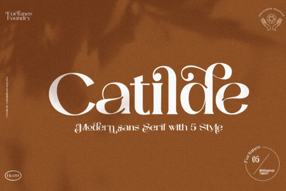 Catilde: A Modern Sans Serif Font for Editorial Design