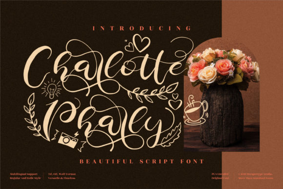 Charlotte Pharly: A Refined Script Font for Modern Digital Design