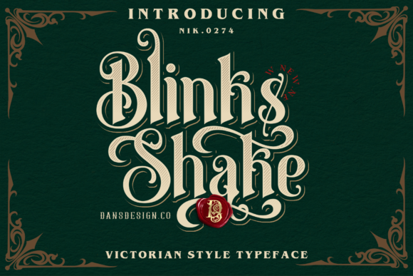 Crafting with Blinks Shake: A Victorian Blackletter Font for Makers and Sellers