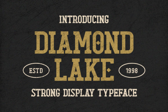 Diamond Lake: A Serif Font That Balances Elegance and Boldness