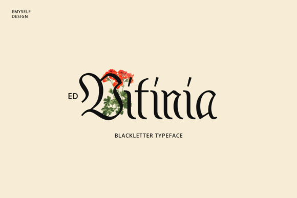 ED Vitinia: A Blackletter Font for Modern Branding