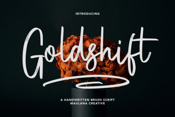 Goldshift: A Handwritten Font for Handmade Business Owners