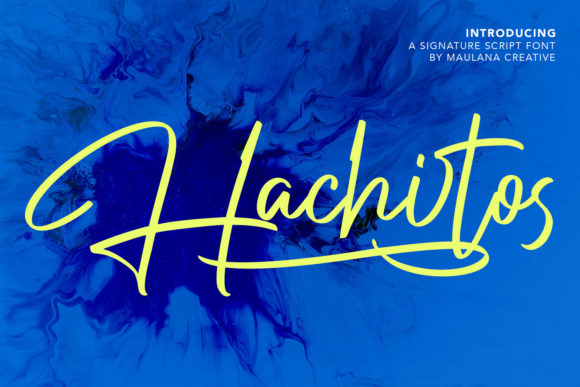 Hachitos: A Script Font That Brings Handmade Designs to Life