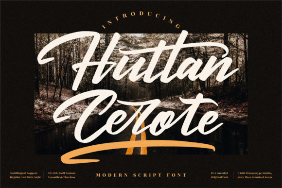 Huttan Cerote: A Designer's Verdict on a Script Amp Typeface