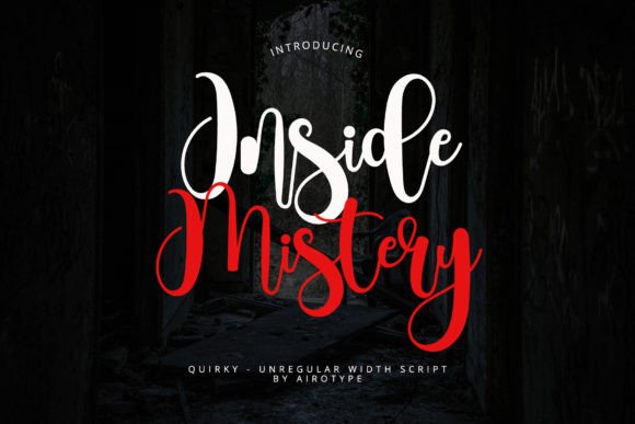 Inside Mistery – A Refined Script Font for Handmade Products