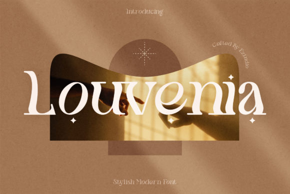 Louvenia: A Serif Font with Editorial Charm and Wavy Elegance