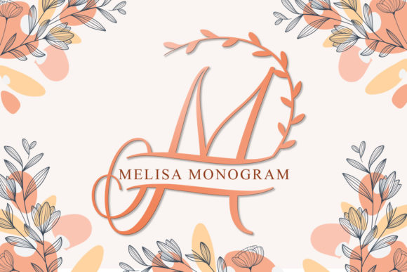 Melisa Monogram Font: A Delicate Typeface for Editorial Charm