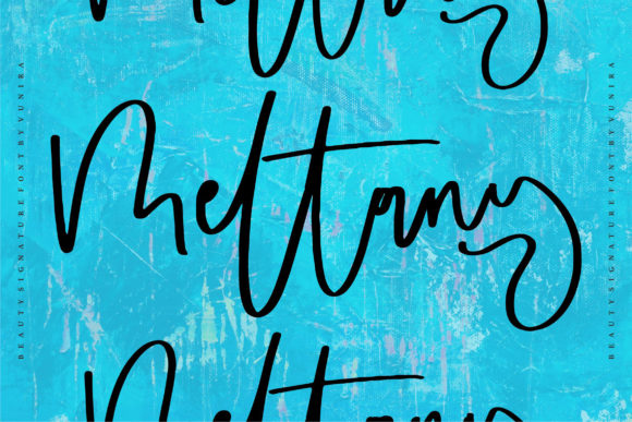 Meltany: The Script Font That Makes Campaigns Instantly Recognizable
