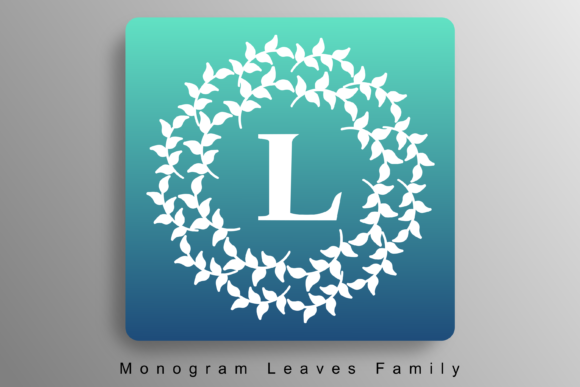 Monogram Leaves Family: A Decorative Font That Elevates Small Business Branding