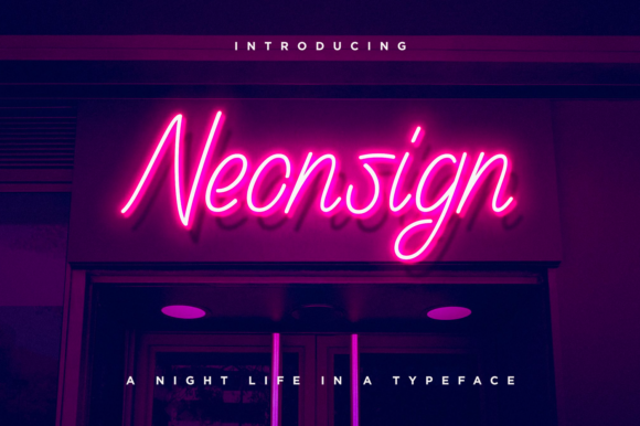Neonsign: A Handwritten Font That Brings Elegance to Digital Interfaces