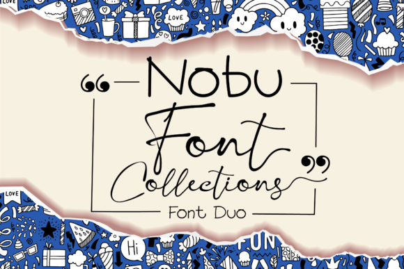 Nobu Collections: A Handwritten Duo Font for Real Branding Work