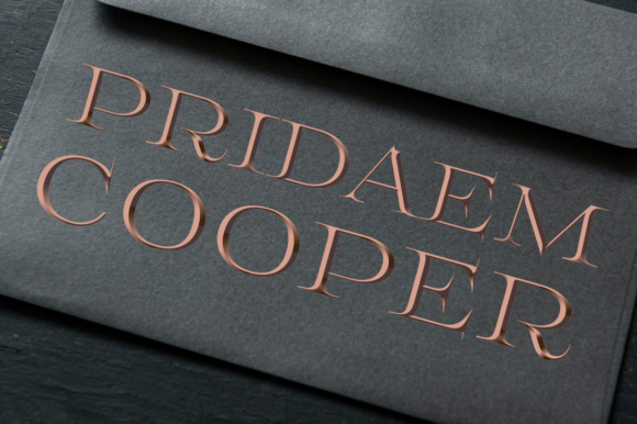Pridaem Cooper: A Color Font with Editorial Charm