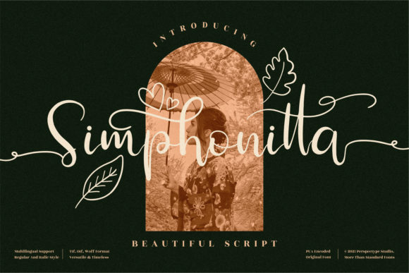 Simphonitta Script Font Review for Web Designers