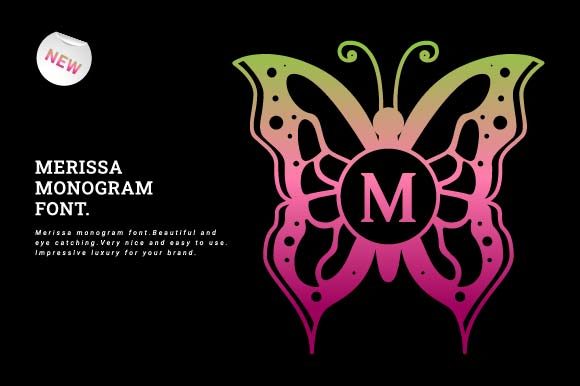 Why Merissa Monogram Stands Out as a Decorative Display Font